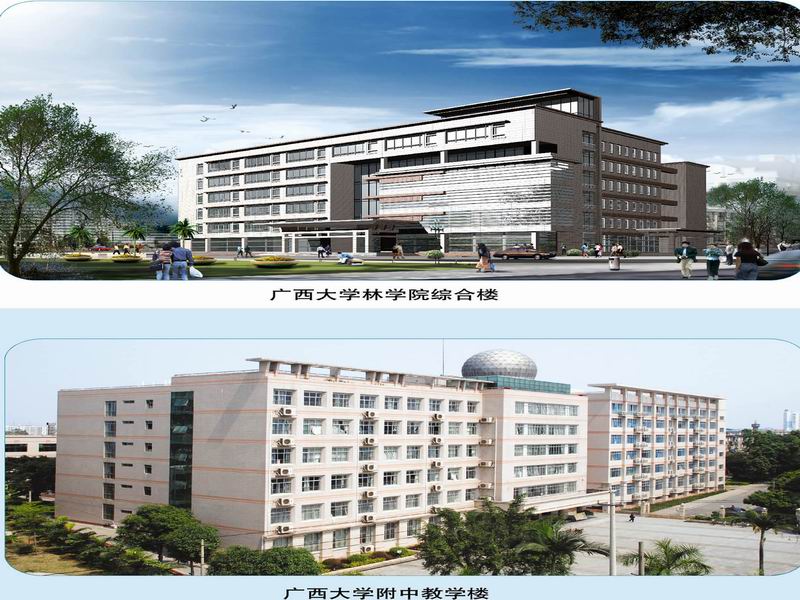 廣西大學林學院綜合樓、廣西大學附中教學樓